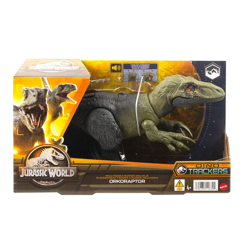 Jurassic World Wild Roar Orkoraptor Dinosaur Toy Figure