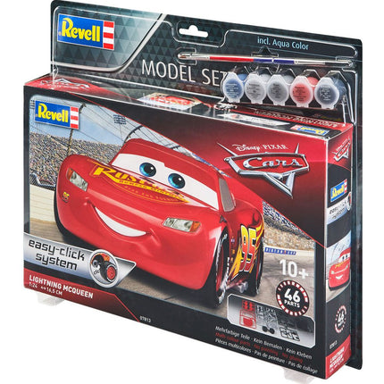 Lightning McQueen Cars Modelo de Kit 1/24 de 17 cm, color